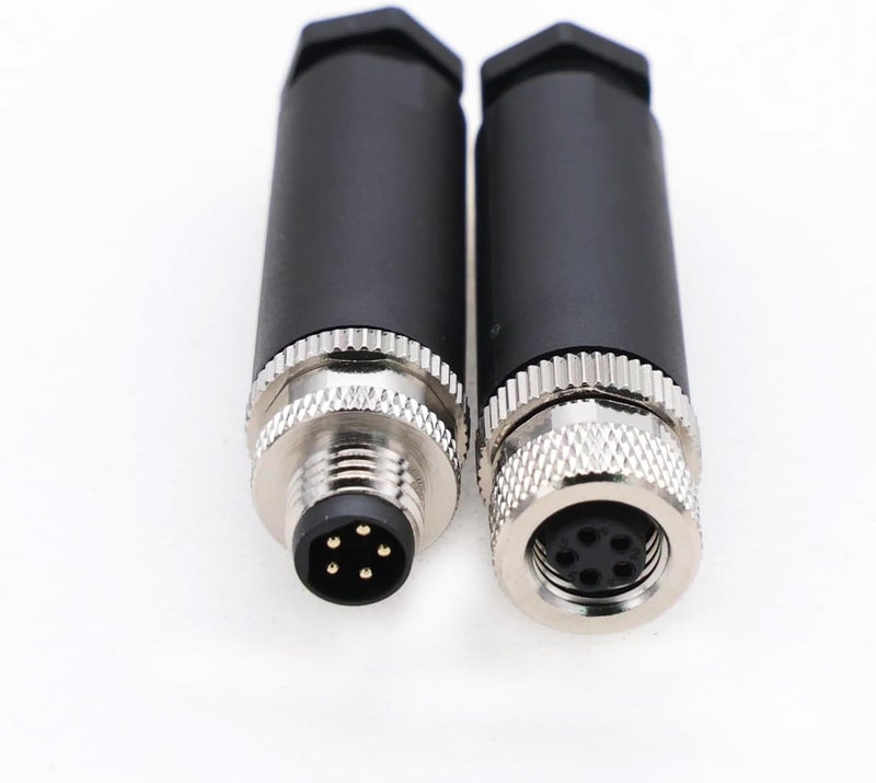 Eonvic M8 5 Pin Male & Female B Code Plug Industrial Circular Sensor Connector Aviation 8mm Waterproof IP67 Connector - Image 2